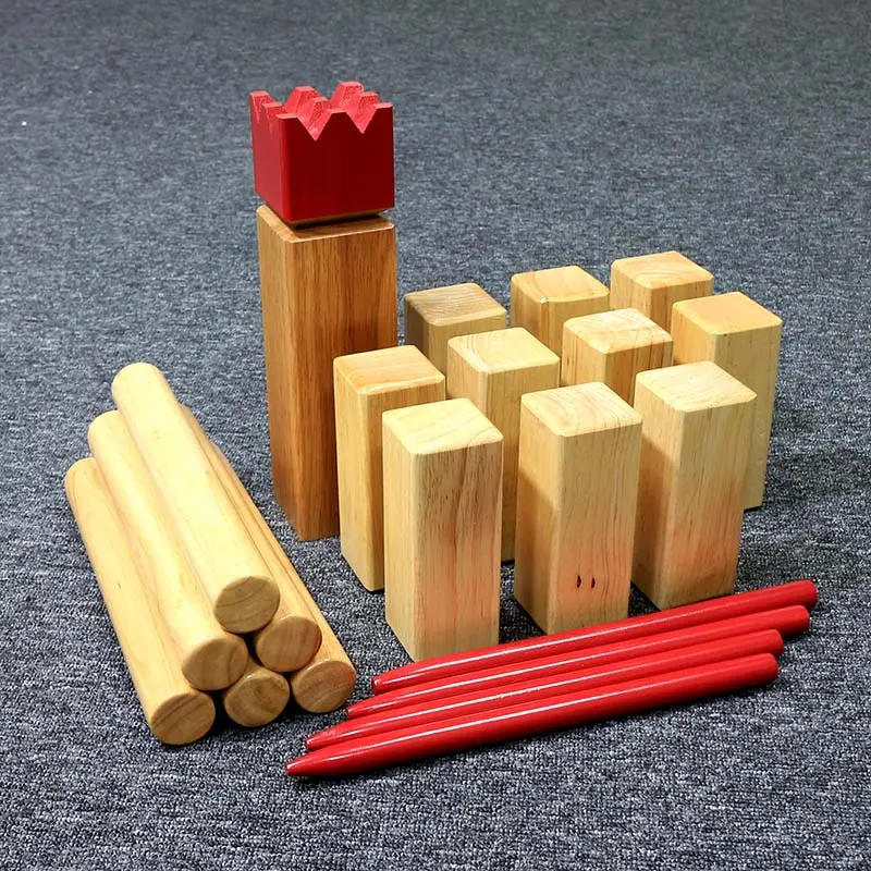 Advanced Fun Outdoor Wooden Set King Game