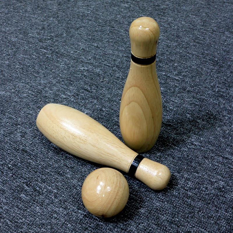 Classic Wooden Bowling for Traditional Game-product