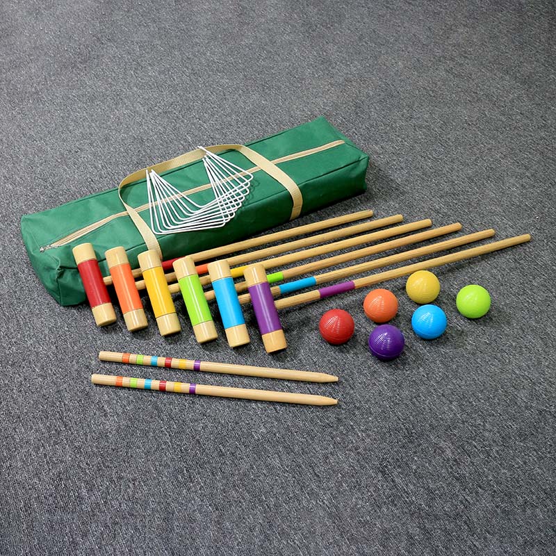 Portable Croquet Set for Picnics and Beach Outings